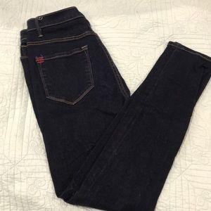 BDG super high waist twig dark wash jeans